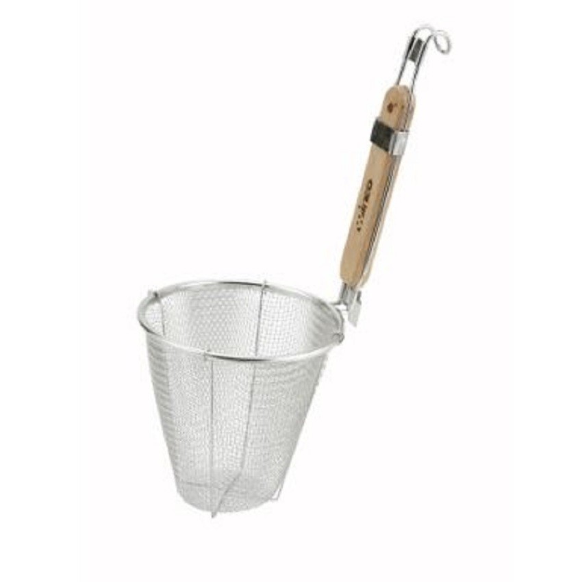 Winco - Stainless Steel Single Mesh Strainer with Deep Bowl