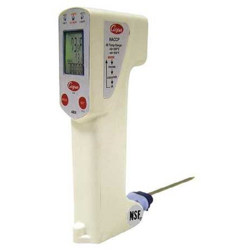 Cooper-Atkins - Infrared/Probe Thermometer with Alarm (40°F to 392°F) (40°C to 200°C)