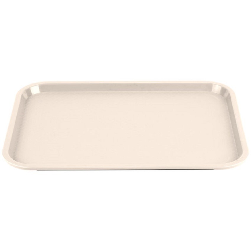 Vollrath - 12 in. X 16 in. Almond Polypropylene Fast Food Tray