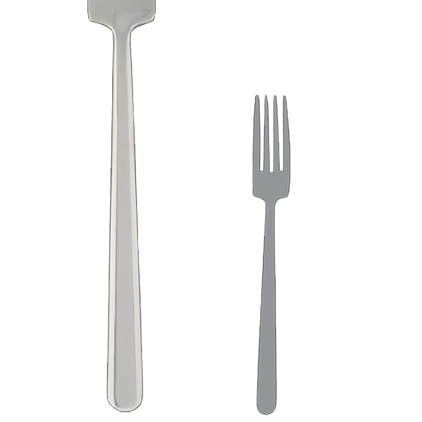 Steelite - 7 1/2 in. 18/10 Togo stainless steel dessert fork - 12 per box