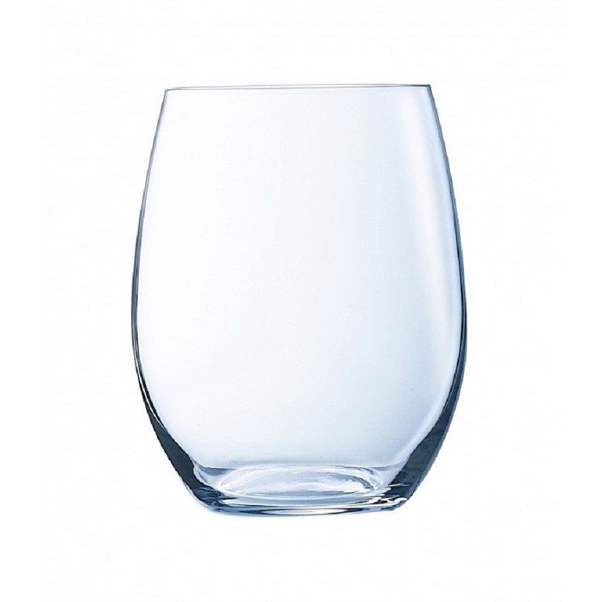 Arc Cardinal - Primary 9 oz. Rocks Style Stemless Wine Glass - 24 per box