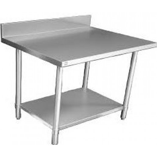 Thorinox - 30 in. X 60 in. Stainless Steel Work Table with 5 in. Backsplash