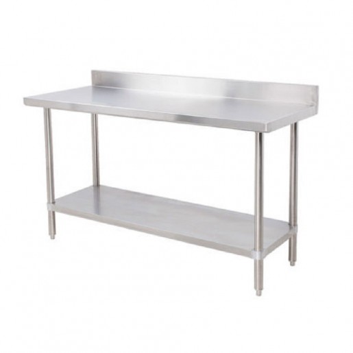 Thorinox - 24 in. X 48 in. Stainless Steel Work Table with 5 in. Backsplash