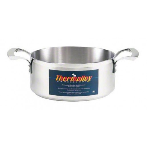 Browne - Thermalloy 8 Qt. Stainless Steel Braising Pot