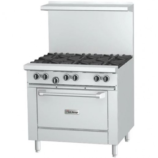 Garland - 36 in Propane Gas Range with 6 Burner and One Oven
