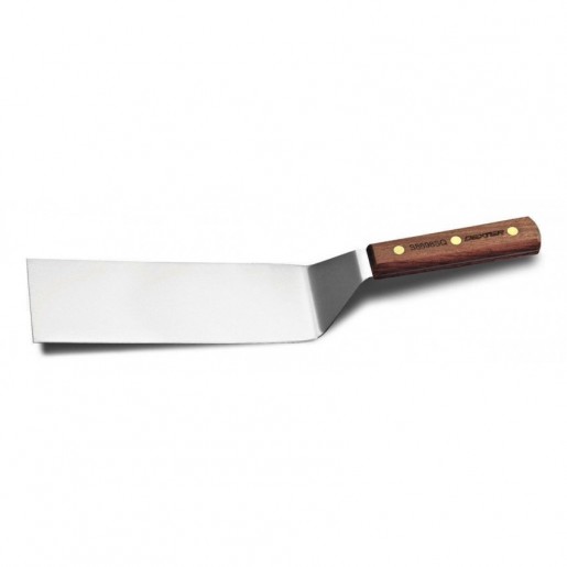 Dexter-Russell - Hamburger turner square end 8 in X 3 in wooden handle