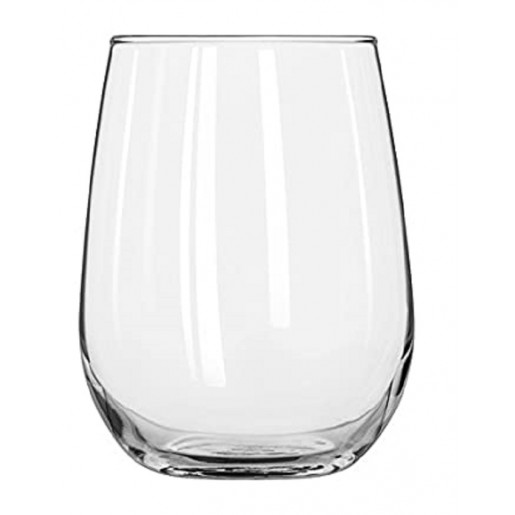 Libbey - Stemless 17 oz. White Wine Glass without stem - 12 per box