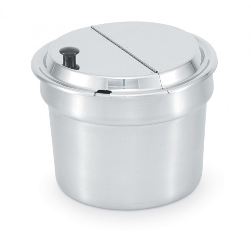 Vollrath - 11 7/16 in. Stainless Steel Hinged Cover for Bain-Marie