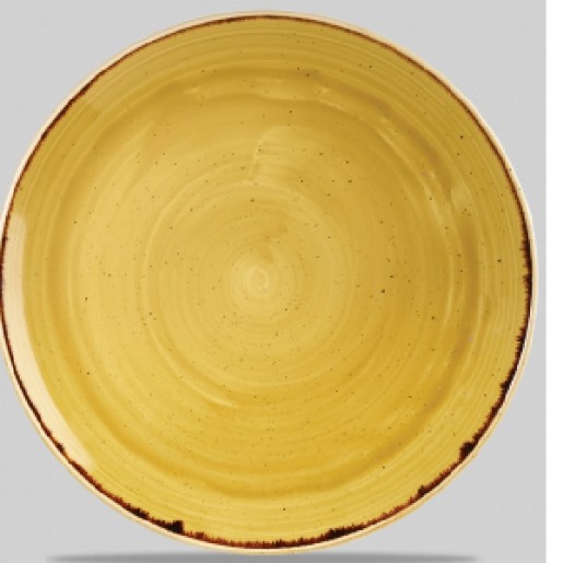 Churchill - Stonecast Yellow 11¼ in. Coupe Plate - 12 per box