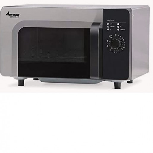 Amana - Manual Control 1000W Commercial Microwave Oven