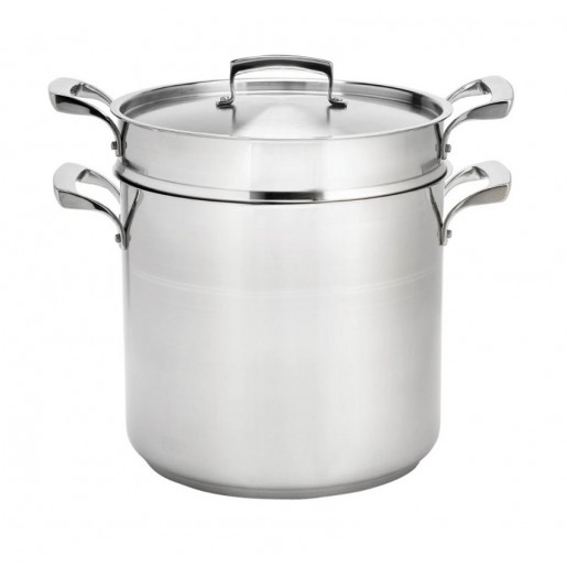 Browne - Thermalloy 9 Qt. Stainless Steel Double Boiler with Lid
