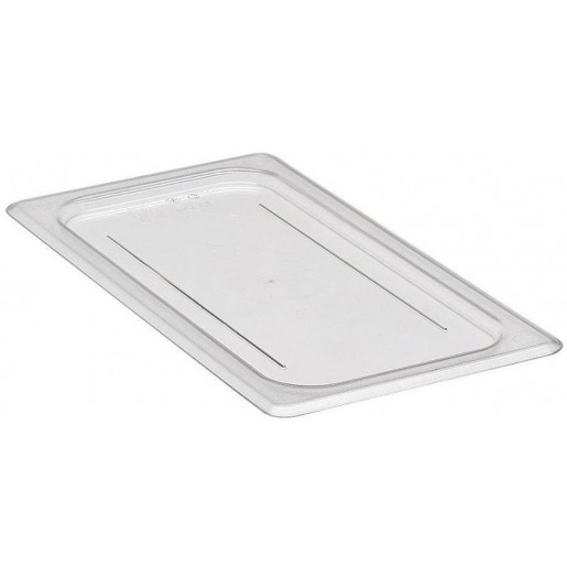 Cambro - Camwear 1/3 Size Clear Polycarbonate Flat Lid for Food Pan