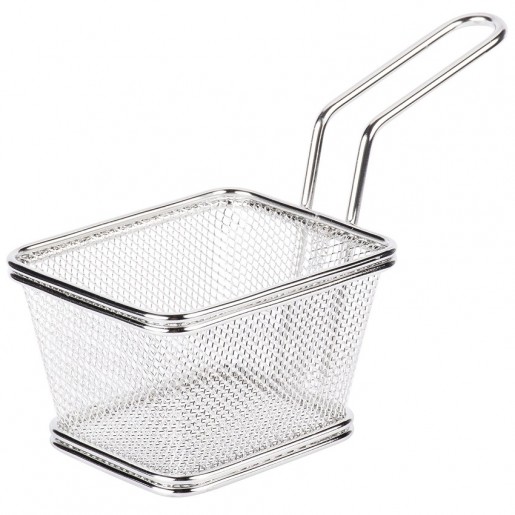 Clipper Mill - 4 in. X 3¼ in. Stainless Steel Single Serving Fry Basket