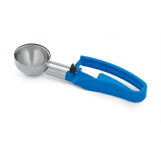 Vollrath - 2 oz. Right/Left-Handed Disher with Royal Blue Squeeze Handle