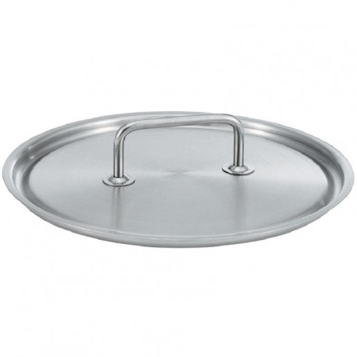 Vollrath - Intrigue 12 5/8 in. Stainless Steel Cover for 25.5 L Stock Pot (#47723)
