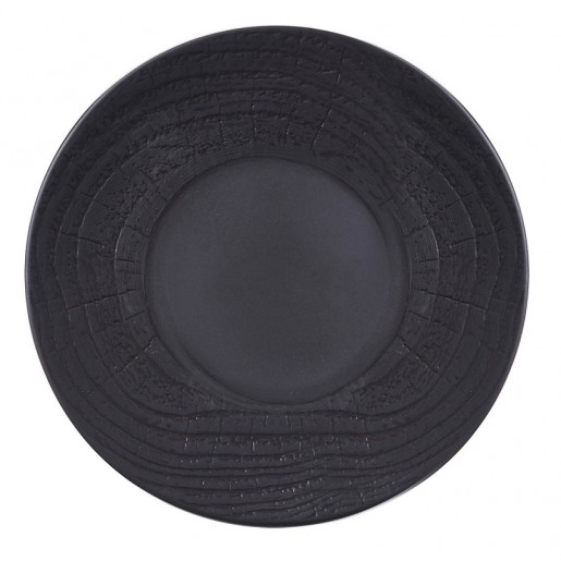 Revol - Arborescence 12¼ in. Black Round Plate - 2 per box