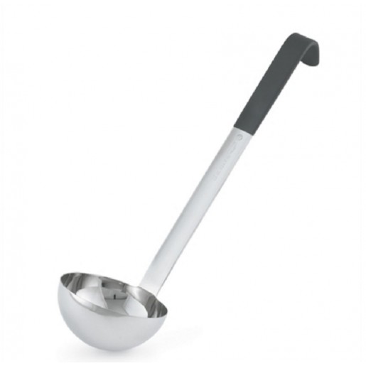 Vollrath - 4 oz. One-Piece Ladle with Black Kool-Touch Handle