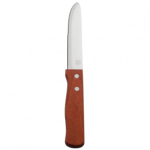 Atelier Du Chef - 5 in. Steak Knife with 2 Rivets on Wooden Handle – 12 per box