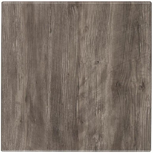 Bum Contract - 32 in. Square Werzalit Classic Table Top - Ponderosa Grey