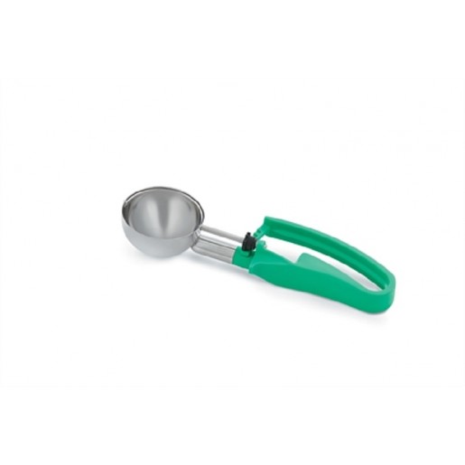 Vollrath - 2.8 oz. Right/Left-Handed Disher with Green Squeeze Handle