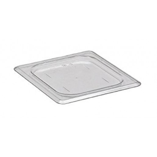 Cambro - Camwear 1/6 Size Clear Polycarbonate Flat Lid for Food Pan