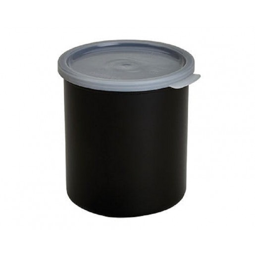 Cambro - 2.7 Qt. Black Round Crock with Lid