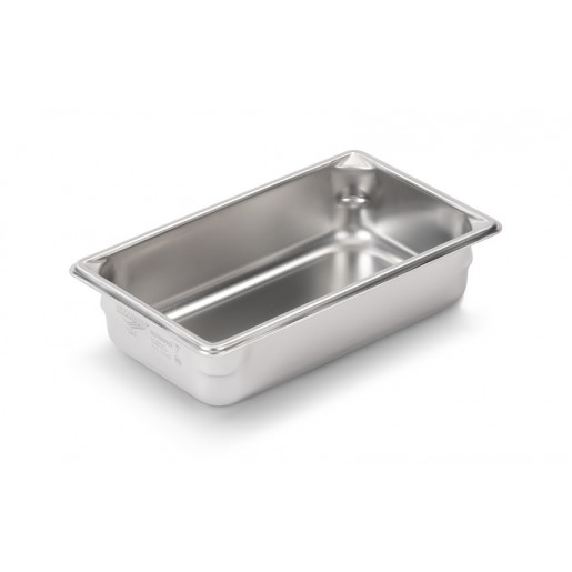 Vollrath - Super Pan V Third-Size (1/3) Stainless Steel Table Pan - 4 in. Deep