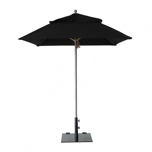 Grosfillex - Windmaster Black 6.5 Feet Square Umbrella