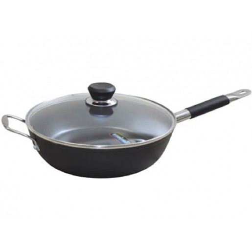 Orly Cuisine - 12-5/8 in. Non-Stick Frying Pan with Glass Lid