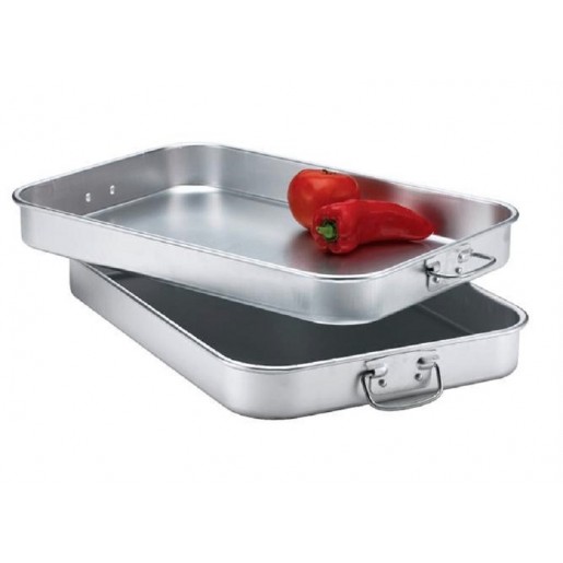 Browne - 18 in. X 12 in. X 2.4 in. Aluminum Straight/Sided Roast Pan