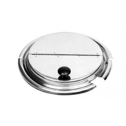 Atelier Du Chef - 8 1/2 in. Hinged Stainless Steel Cover for 6.9 L Insert