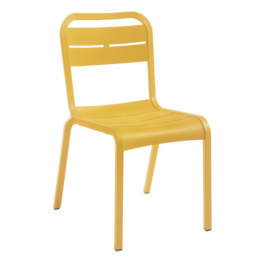 Grosfillex - Cannes Yellow Side Chair