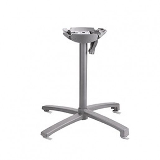 Grosfillex - X-One Silver Gray Small Tilting Table Base