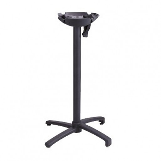 Grosfillex - X-One Black Bar Height Tilting Table Base