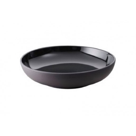 Revol - Solid 24.75 oz. Black Gourmet Plate - 4 per box