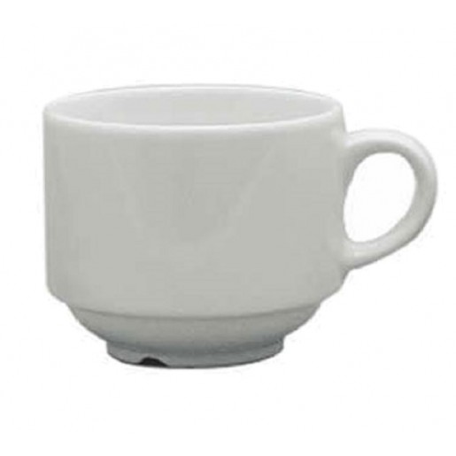 Tableware Solutions - 6.75 oz Plain White Stacking Cup Continental 24 per box