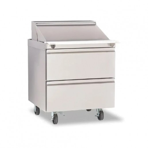 Delfield - 32 in. Refrigerated Prep Table with Mega Top