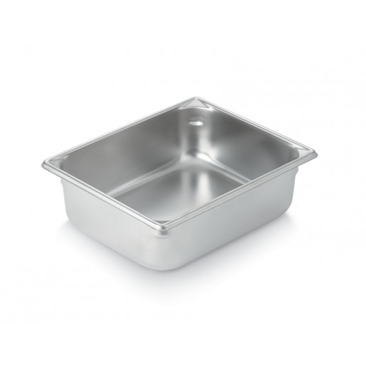 Vollrath - Super Pan V Half Size (1/2) Stainless Steel Table Pan - 4 in. Deep