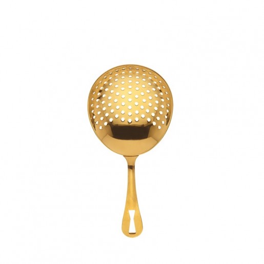 Barfly - 6.5 in. Gold-Plated Julep Strainer