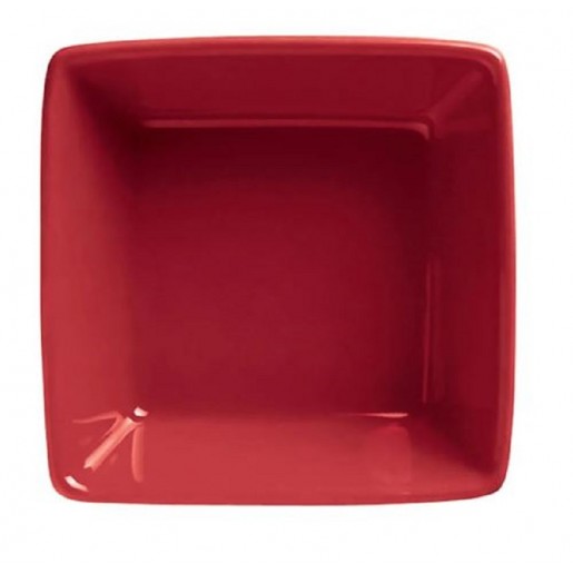 World Tableware - 2.75 oz. Red Square Dish - 36 per box