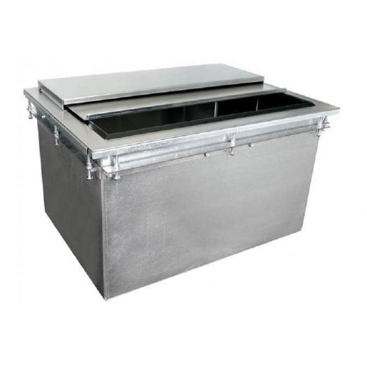 Glastender - 26 in. x 19 in. Drop-in Ice Bin with Cold Plate