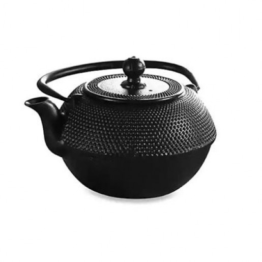Emf Houseware - 800ml Nailhead Japanese Black Cast Iron Teapot