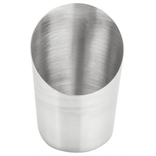 American Metalcraft - 12 oz. Stainless Steel Angled Fry Cup