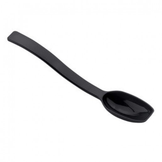 Cambro - 0.75 oz. (10 in.) Black Service Spoon - 12 per box