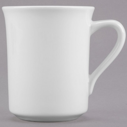 Syracuse China - Slenda 8.5 oz. White Coffee Mug - 36 per box