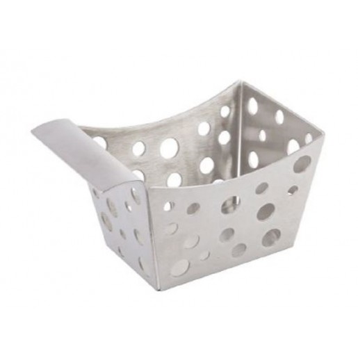 Tablecraft - 5.5 in. X 3.25 in. X 3 in. Stainless Steel Perforated Fries Basket