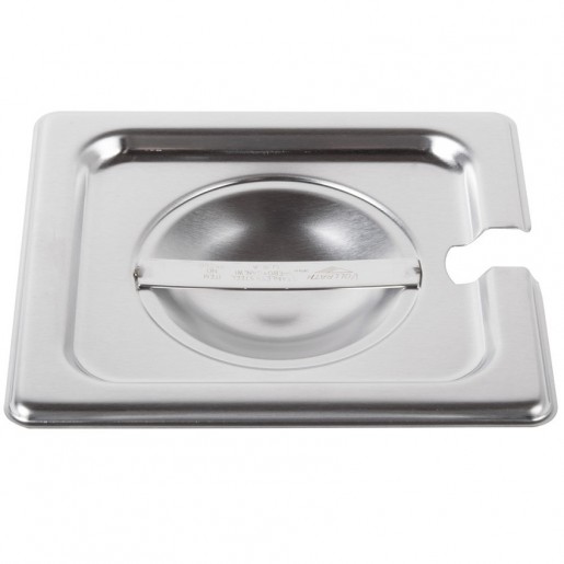 Vollrath - Super Pan V Sixth-Size (1/6) Slotted Stainless Steel Cover