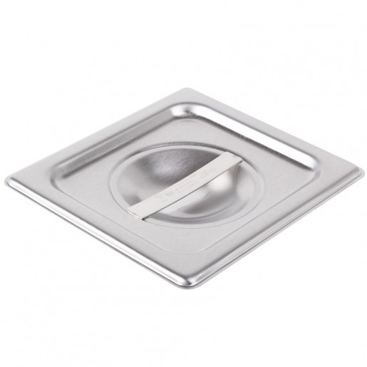 Vollrath - Super Pan V Sixth-Size (1/6) Solid Stainless Steel Cover