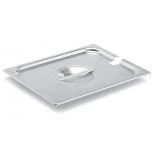 Vollrath - Super Pan V Fourth-Size (1/4) Slotted Stainless Steel Cover