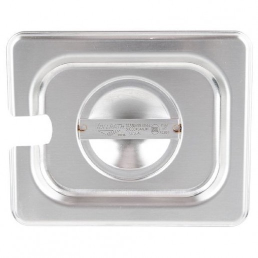 Vollrath - Super Pan V Eighth-Size (1/8) Slotted Stainless Steel Cover